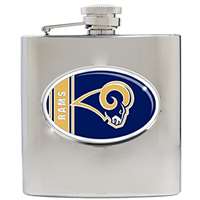 Los Angeles Rams Stainless Steel Hip Flask