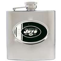 New York Jets Stainless Steel Hip Flask
