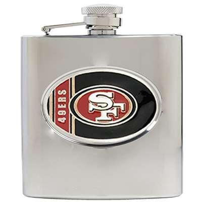 San Francisco 49ers Stainless Steel Hip Flask