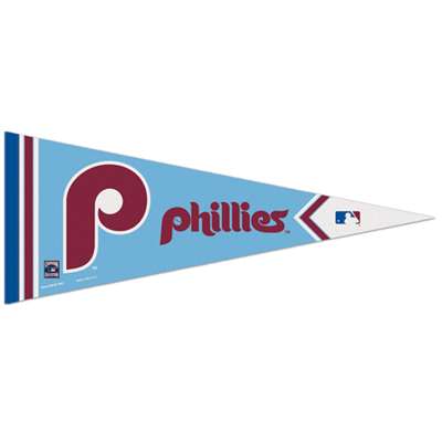 PHILLIES 1993 NL CHAMPIONS TEAM SIGNED 12x30 PENNANT 