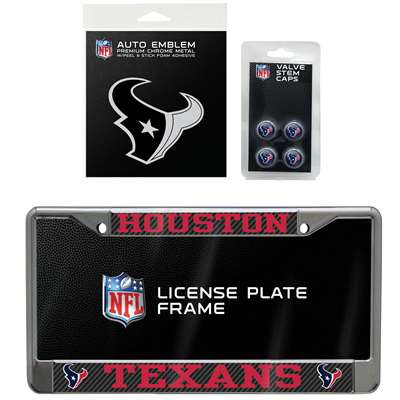 Houston Texans 3 Piece Automotive Fan Kit