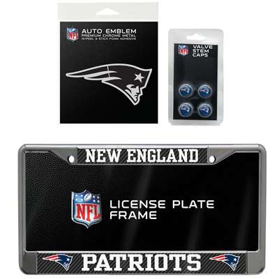 New England Patriots 3 Piece Automotive Fan Kit