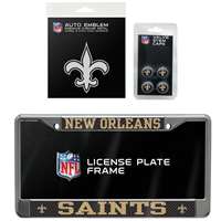 New Orleans Saints 3 Piece Automotive Fan Kit