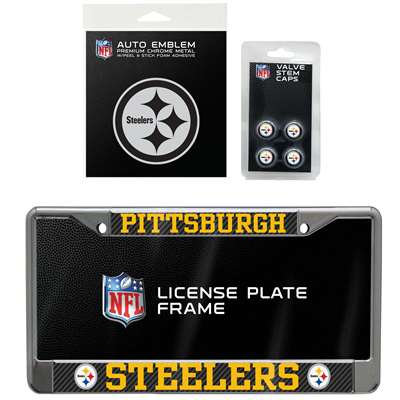 Pittsburgh Steelers 3 Piece Automotive Fan Kit