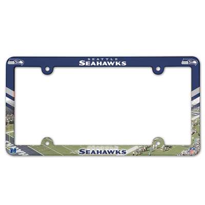 Seattle Seahawks Plastic License Plate Frame