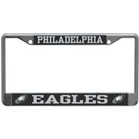 Philadelphia Eagles Metal License Plate Frame - Carbon Fiber