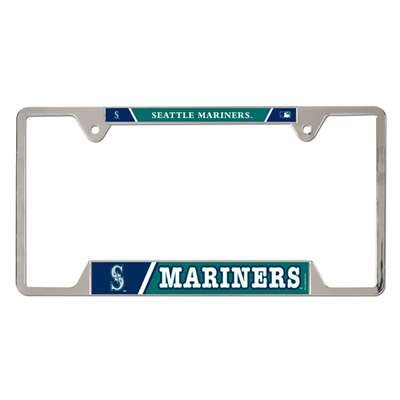 Seattle Mariners Metal Chrome License Plate Frame - Alt