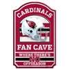 Arizona Cardinals Fan Cave Wood Sign