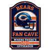 Chicago Bears Fan Cave Wood Sign