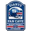 New York Giants Fan Cave Wood Sign