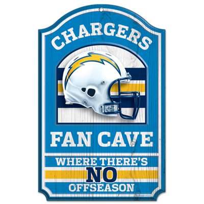 San Diego Chargers Fan Cave Wood Sign