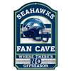 Seattle Seahawks Fan Cave Wood Sign