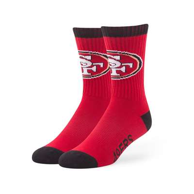 San Francisco 49ers 47 Brand Bolt Sport Crew Socks