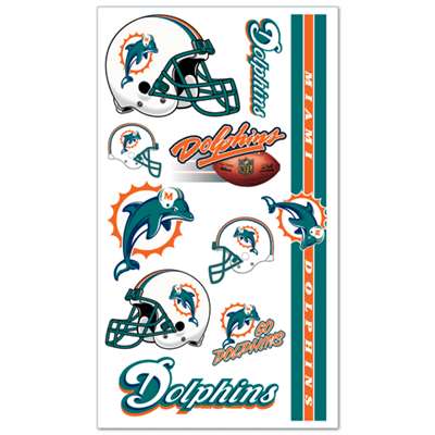 Miami Dolphins Temporary Tattoos