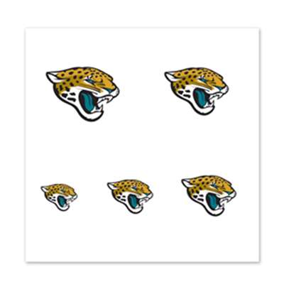 Jacksonville Jaguars Fingernail Tattoos - 4 Pack