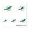 Miami Dolphins Fingernail Tattoos - 4 Pack