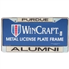 Purdue Boilermakers Metal Alumni Inlaid Acrylic License Plate Frame