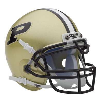 Purdue Boilermakers Mini Helmet by Schutt - Gold