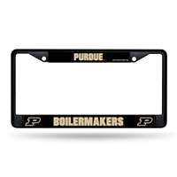 Purdue Boilermakers Black License Plate Frame