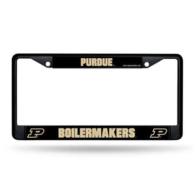 Purdue Boilermakers Black License Plate Frame