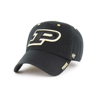 Purdue Boilermakers 47 Brand Ice Clean Up Adjustable Hat - Black Logo