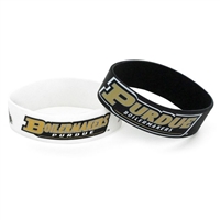 Purdue Boilermakers Wide Rubber Wristband - 2 Pack