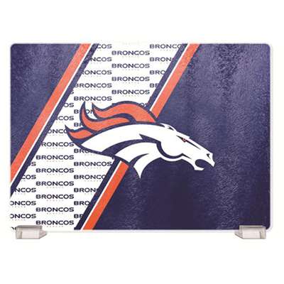 Denver Broncos Glass Cutting Board