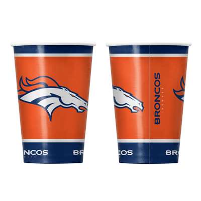 Denver Broncos Disposable Paper Cups - 20 Pack