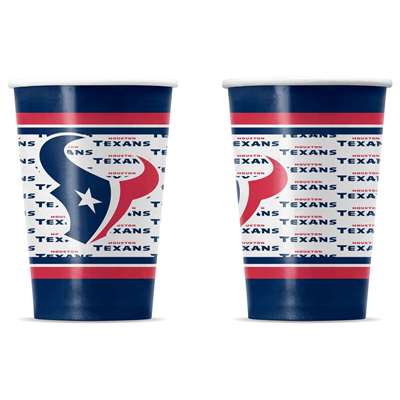 Houston Texans Disposable Paper Cups - 20 Pack