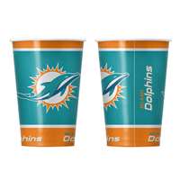 Miami Dolphins Disposable Paper Cups - 20 Pack