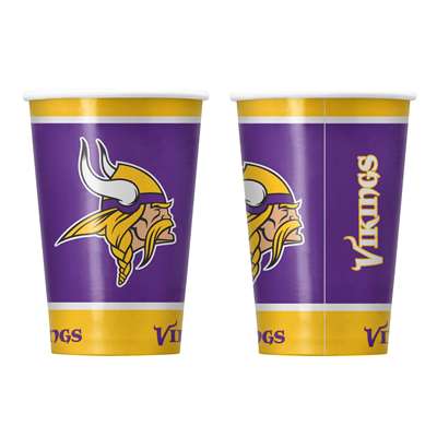 Minnesota Vikings Disposable Paper Cups - 20 Pack