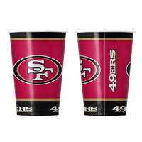 San Francisco 49ers Disposable Paper Cups - 20 Pack