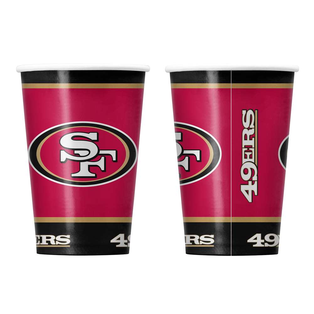 San Francisco 49ers Disposable Paper Cups