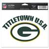 Greenbay Packers Ultra decals 5" x 6" - TitleTown USA