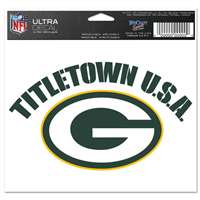 Greenbay Packers Ultra decals 5" x 6" - TitleTown USA