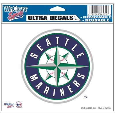 Seattle Mariners Ultra decals 5" x 6"