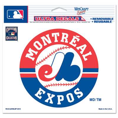 Montreal Expos Ultra decals 5" x 6" - Cooperstown Logo