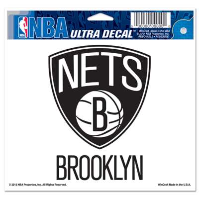 Brooklyn Nets Ultra decals 5" x 6"
