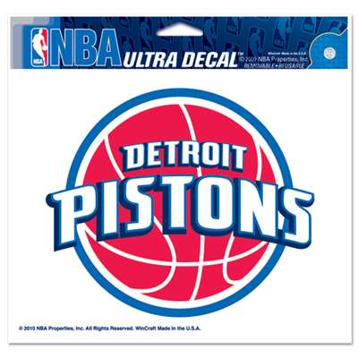 Detroit Pistons Ultra decals 5" x 6"