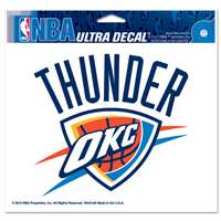 Oklahoma City Thunder Ultra decals 5" x 6"