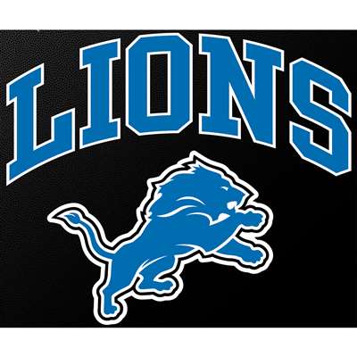 Detroit Lions Full Color Die Cut Transfer Decal - 6" x 6"