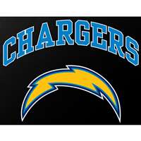 San Diego Chargers Full Color Die Cut Transfer Decal - 6" x 6"