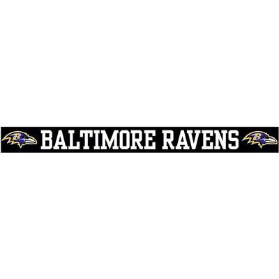 Baltimore Ravens Die Cut Transfer Decal Strip - White