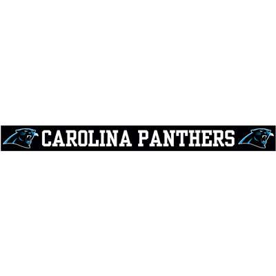 Carolina Panthers Die Cut Transfer Decal Strip - White