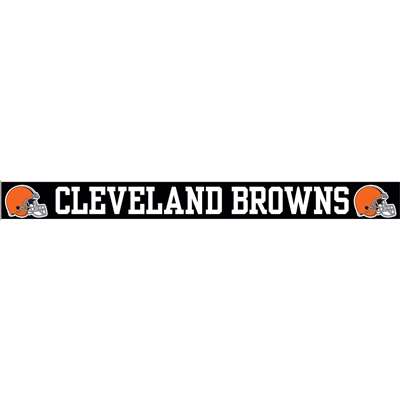 Cleveland Browns Die Cut Transfer Decal Strip - White