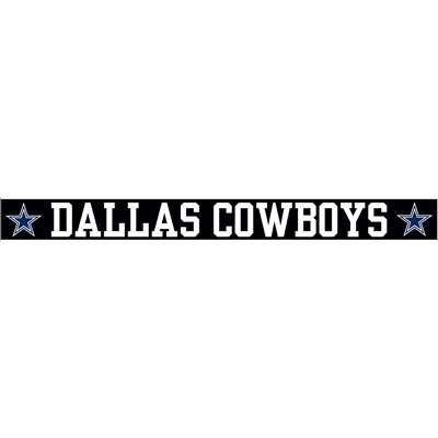 Dallas Cowboys Die Cut Transfer Decal Strip - White