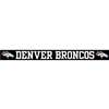 Denver Broncos Die Cut Transfer Decal Strip - White