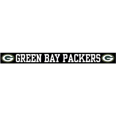 Green Bay Packers Die Cut Transfer Decal Strip - White