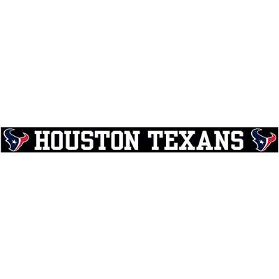 Houston Texans Die Cut Transfer Decal Strip - White
