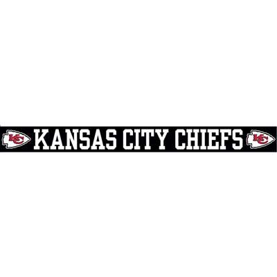 Kansas City Chiefs Die Cut Transfer Decal Strip - White